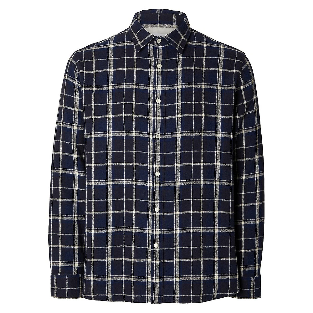 Regowen Twisted Plaid Shirt