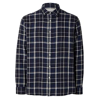 Regowen Twisted Plaid Shirt