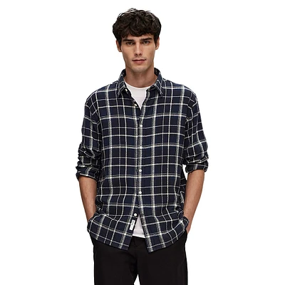 Regowen Twisted Plaid Shirt