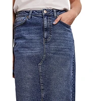 Jessie Denim Midi Skirt