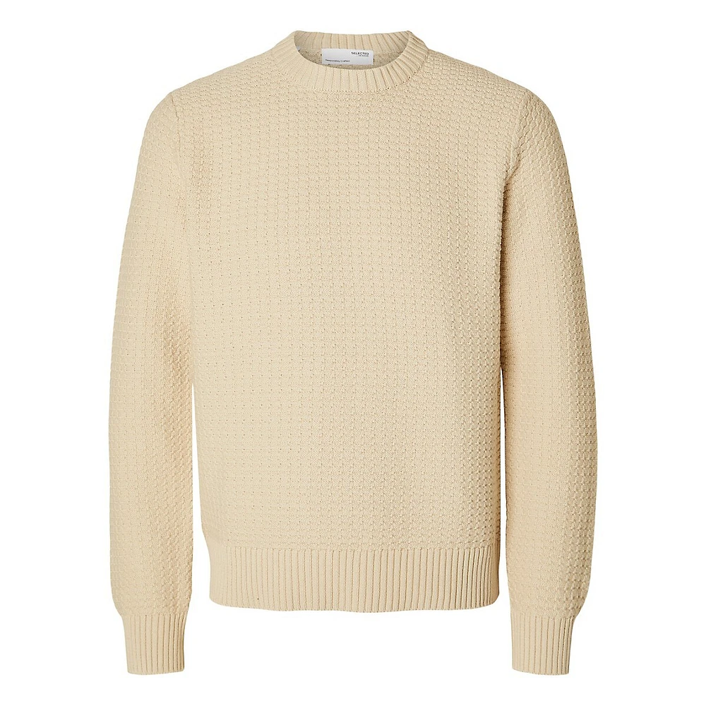 Thim Textured Crewneck Sweater