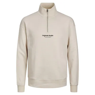 Vesterbro Relaxed-Fit Quarter-Zip Sweatshirt