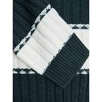 Luca Striped Rib-Knit Sweater