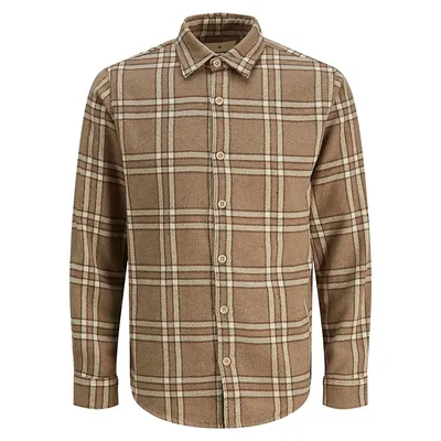 Braxton Touch of Wool Check Shirt