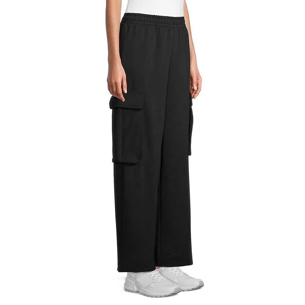 Jamma Wide-Leg Cargo Sweatpants