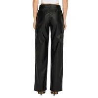 Blake Faux Leather Cargo Pants