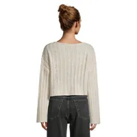 Nina V-Neck Crop Sweater