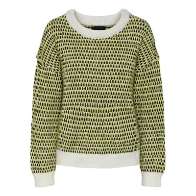 Janice Contrast-Knit Recycled Polyester Sweater