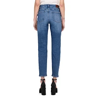 Emily High-Rise Straight Ankle Jeans