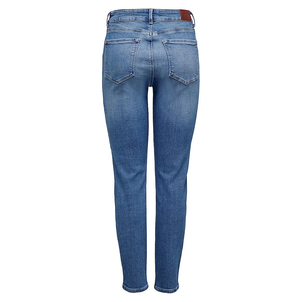 Emily High-Rise Straight Ankle Jeans