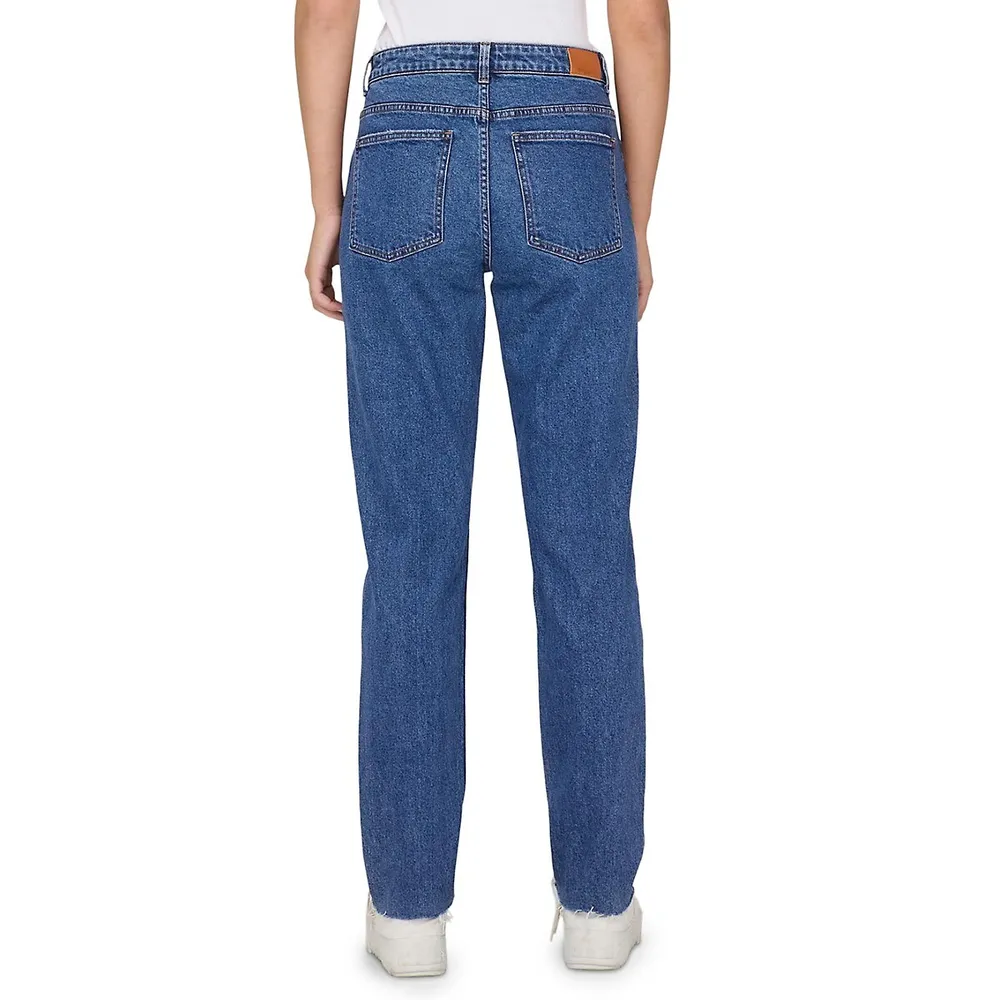 Emily High-Rise Straight Jeans