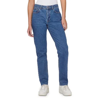 Emily High-Rise Straight Jeans