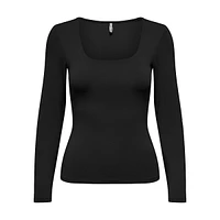 Lea 2-Way Long-Sleeve Top