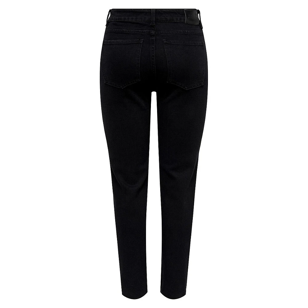 Emily High-Waist Straight Leg Ankle Jeans