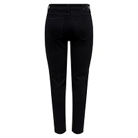 Emily High-Waist Straight Leg Ankle Jeans