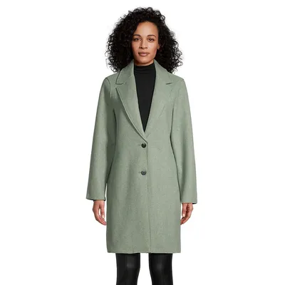 Carrie Single-Breasted Bonded Coat