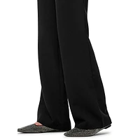 Bozzy High-Waist Wide-Leg Pull-On Pants