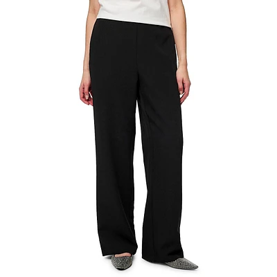 Bozzy High-Waist Wide-Leg Pull-On Pants