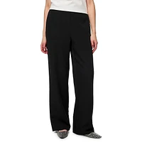 Bozzy High-Waist Wide-Leg Pull-On Pants