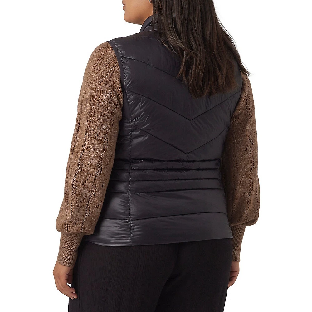 Plus Quilted Puffer Vest