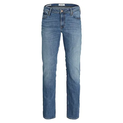 Clark Regular-Fit Stonewashed Jeans
