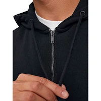 Bradley Zip-Front Fleece Hoodie