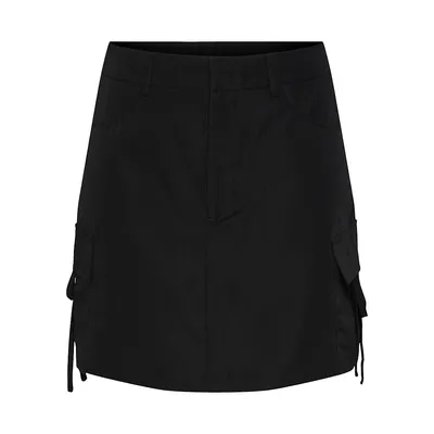 Mikela Tied Mini Cargo Skirt