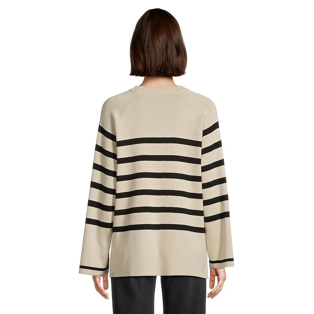 Fifi Breton-Stripe Raglan Tunic