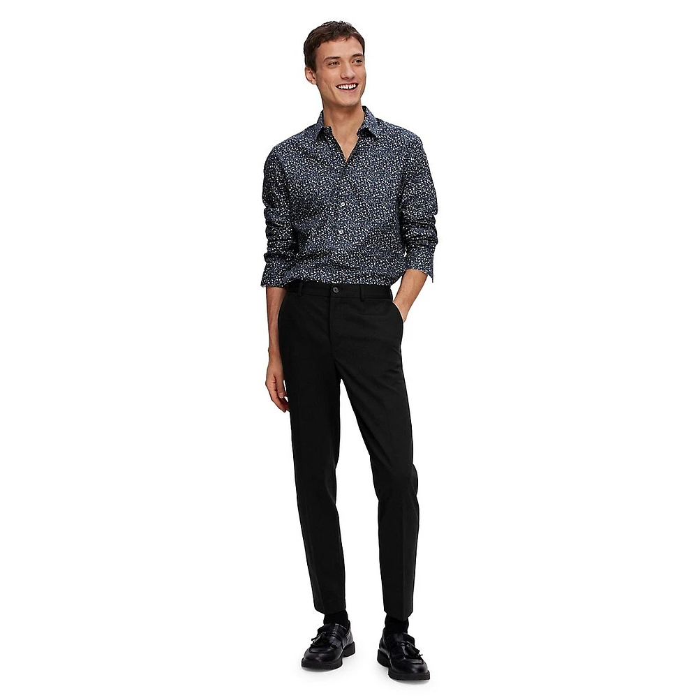 Slim-Fit Delon Jersey Flex Dress Pants