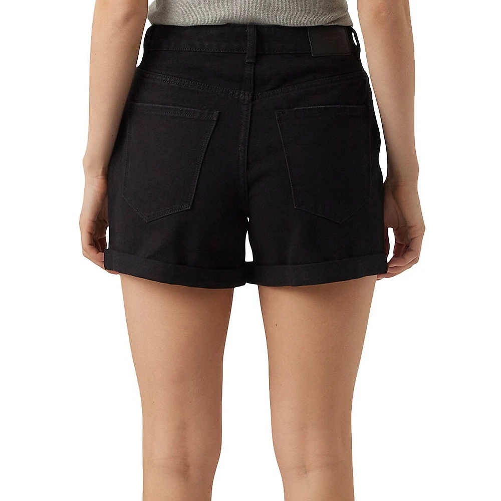 Zuri High-Rise Denim Shorts