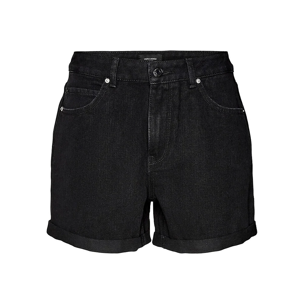 Zuri High-Rise Denim Shorts