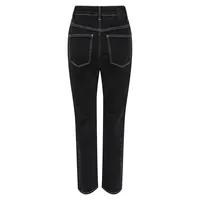 Joella Mid-Rise Contrast Jeans