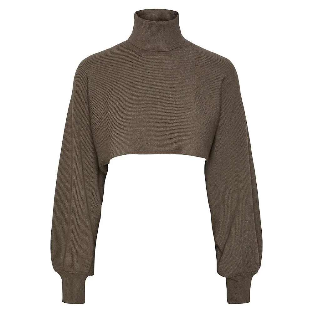 Sue Midriff Turtleneck Sweater