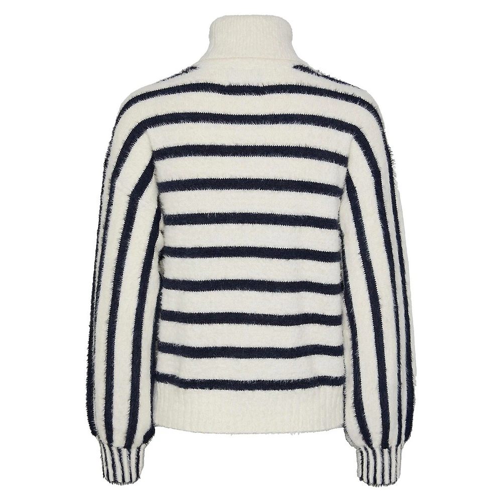 Smia Striped Turtleneck Sweater