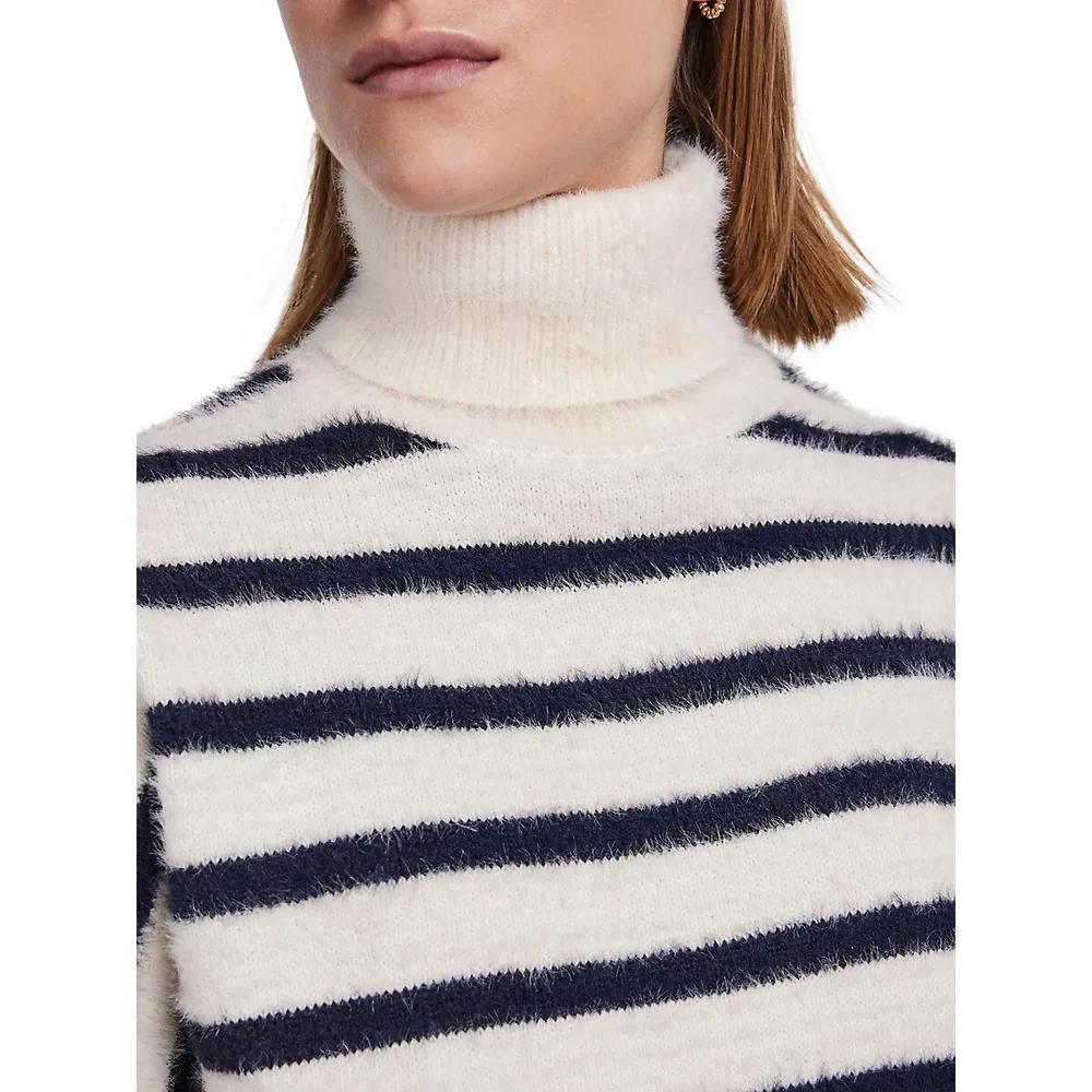 Smia Striped Turtleneck Sweater