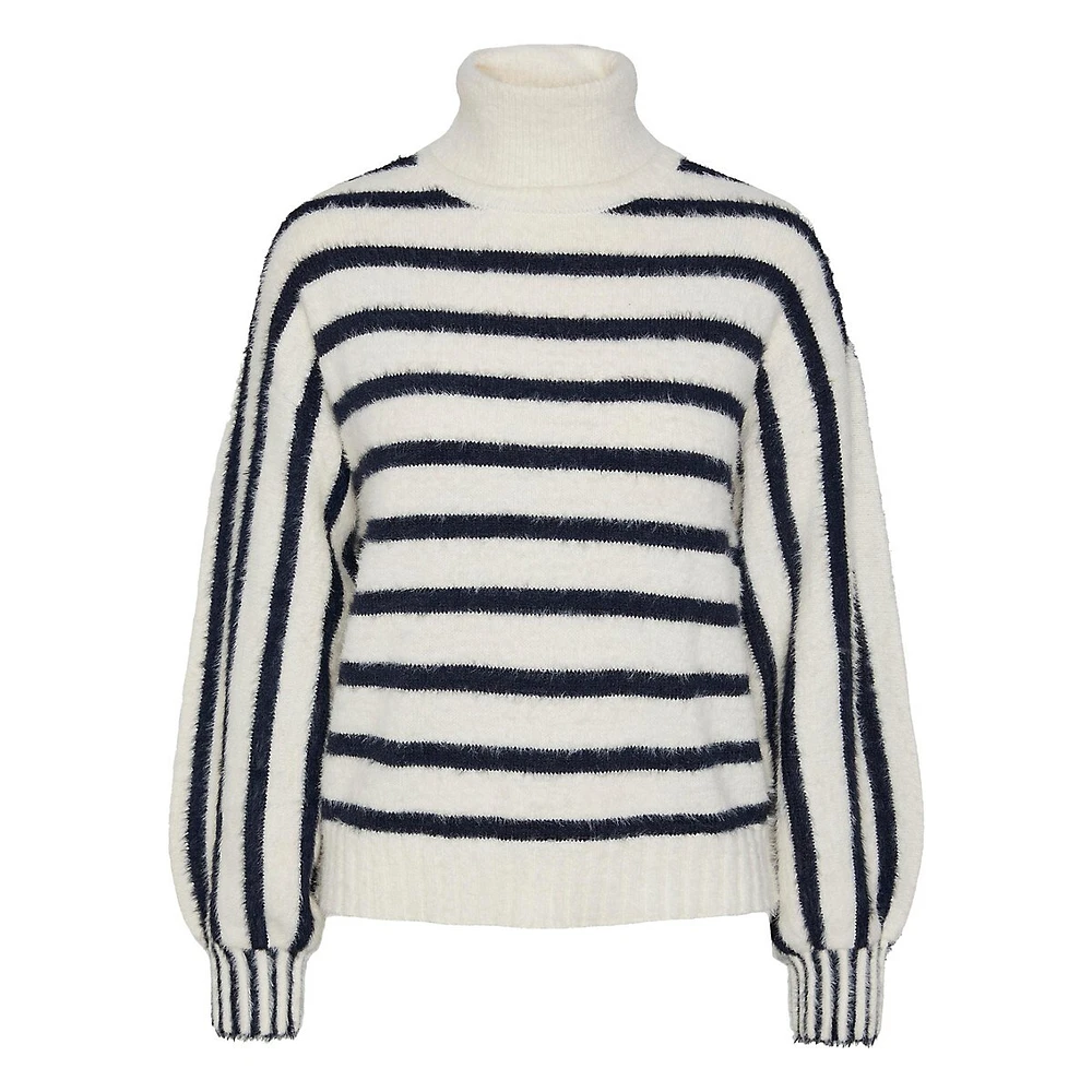 Smia Striped Turtleneck Sweater