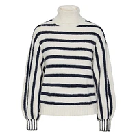 Smia Striped Turtleneck Sweater