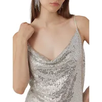Sequin Slip Dress