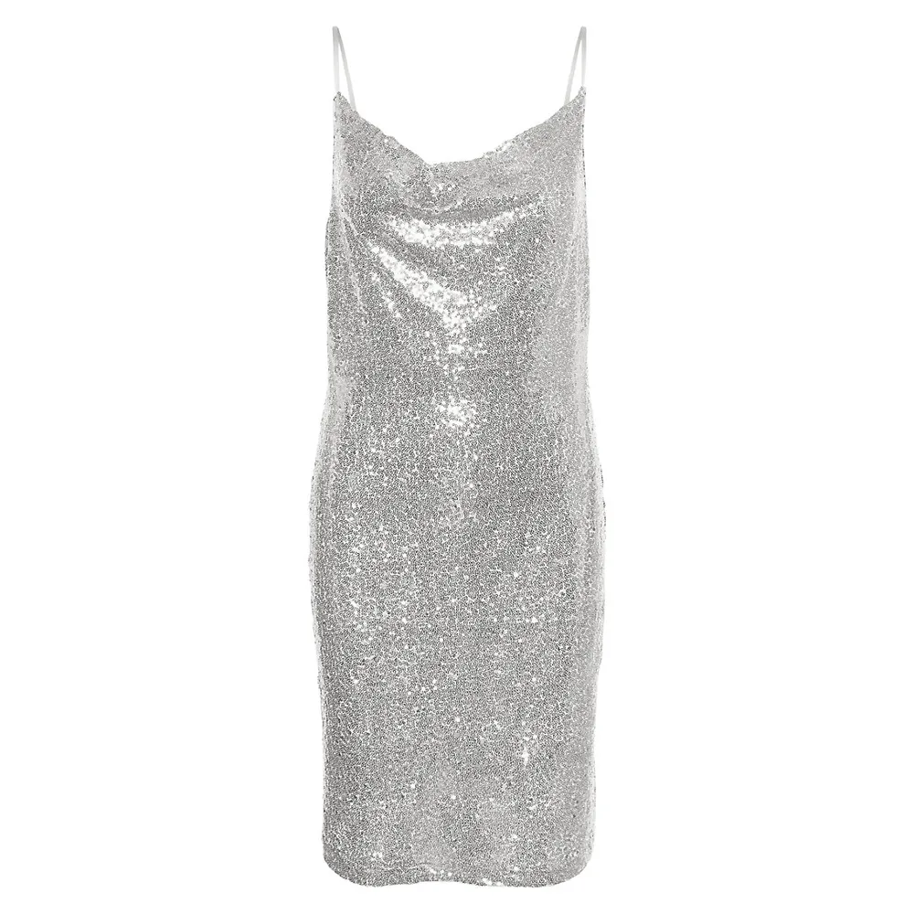 Sequin Slip Dress