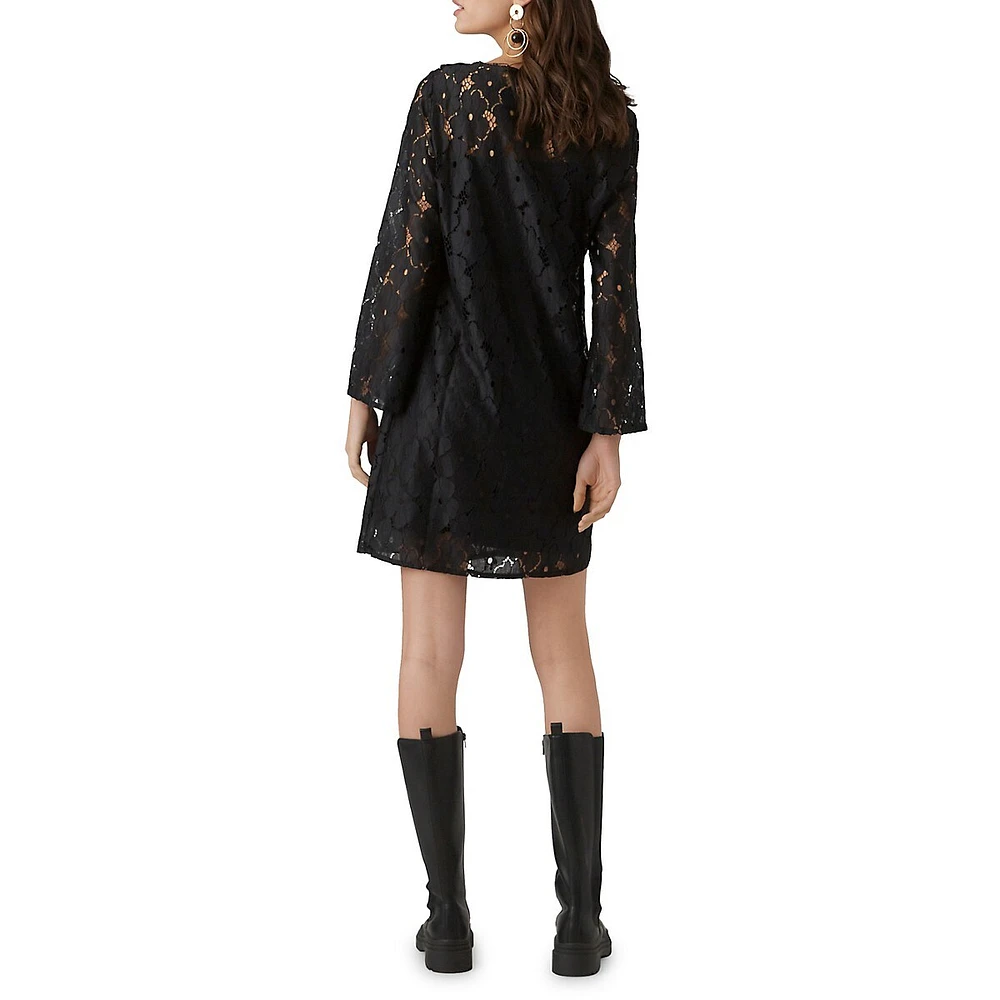 Seja Lace Shift Dress