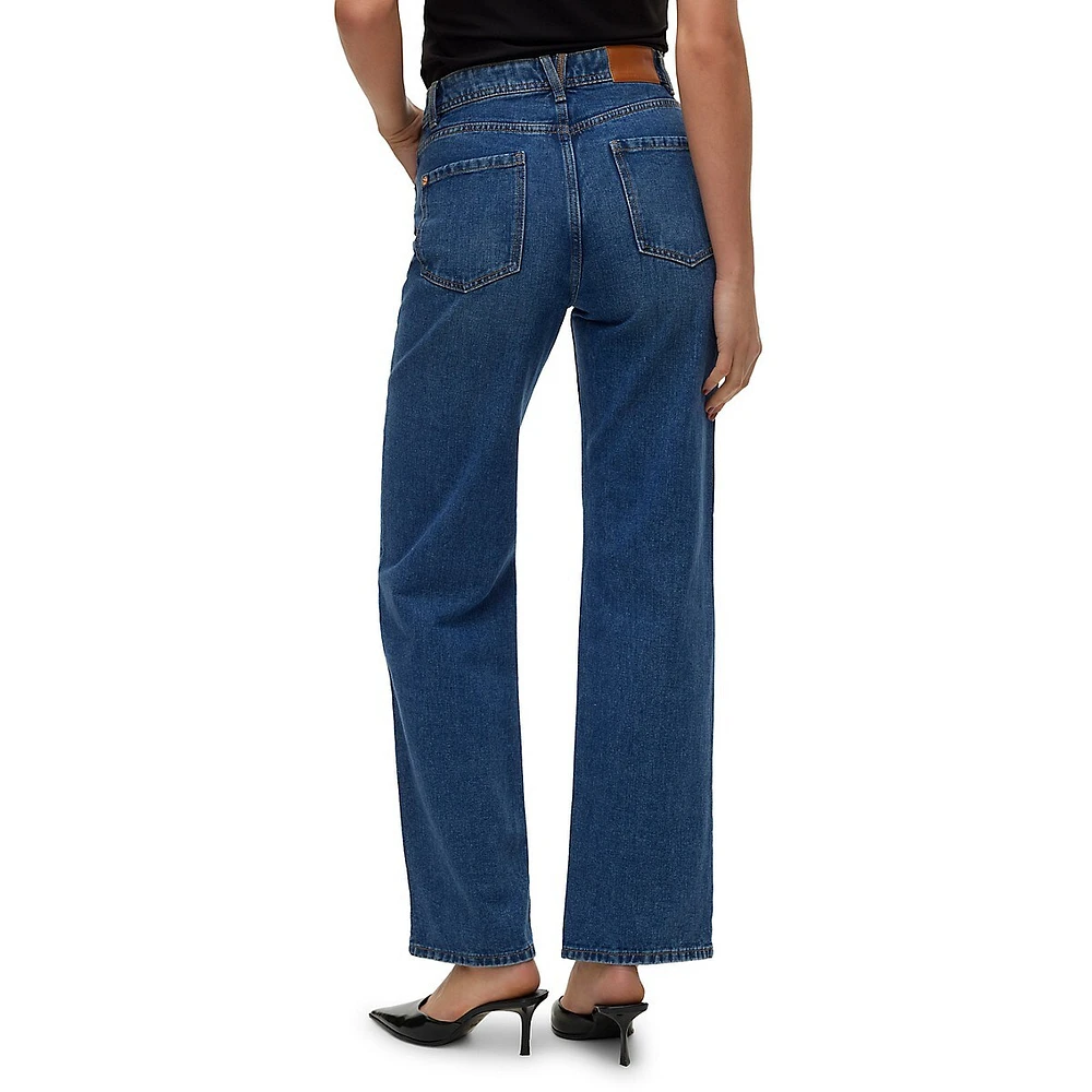 Rachel High-Rise Wide-Leg Jeans