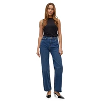 Rachel High-Rise Wide-Leg Jeans