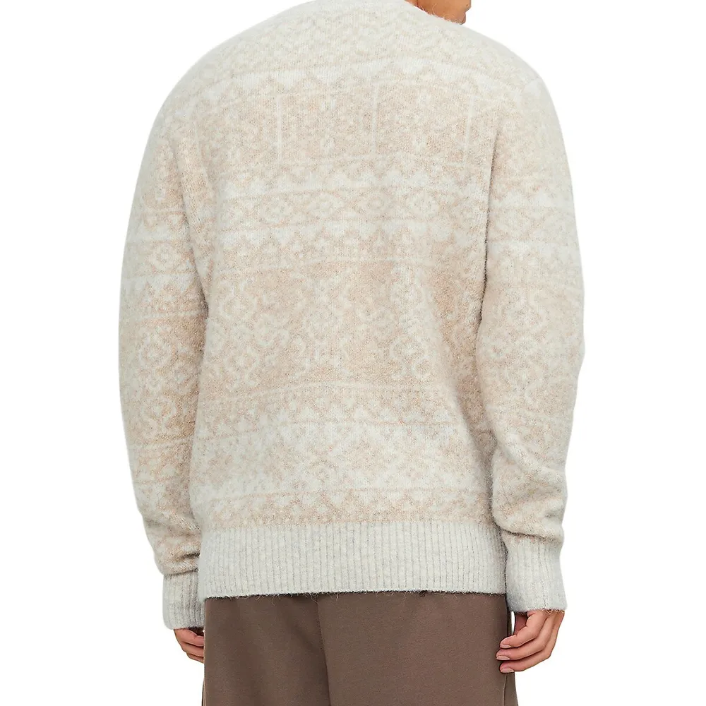 Heritage Patterned Crewneck Sweater