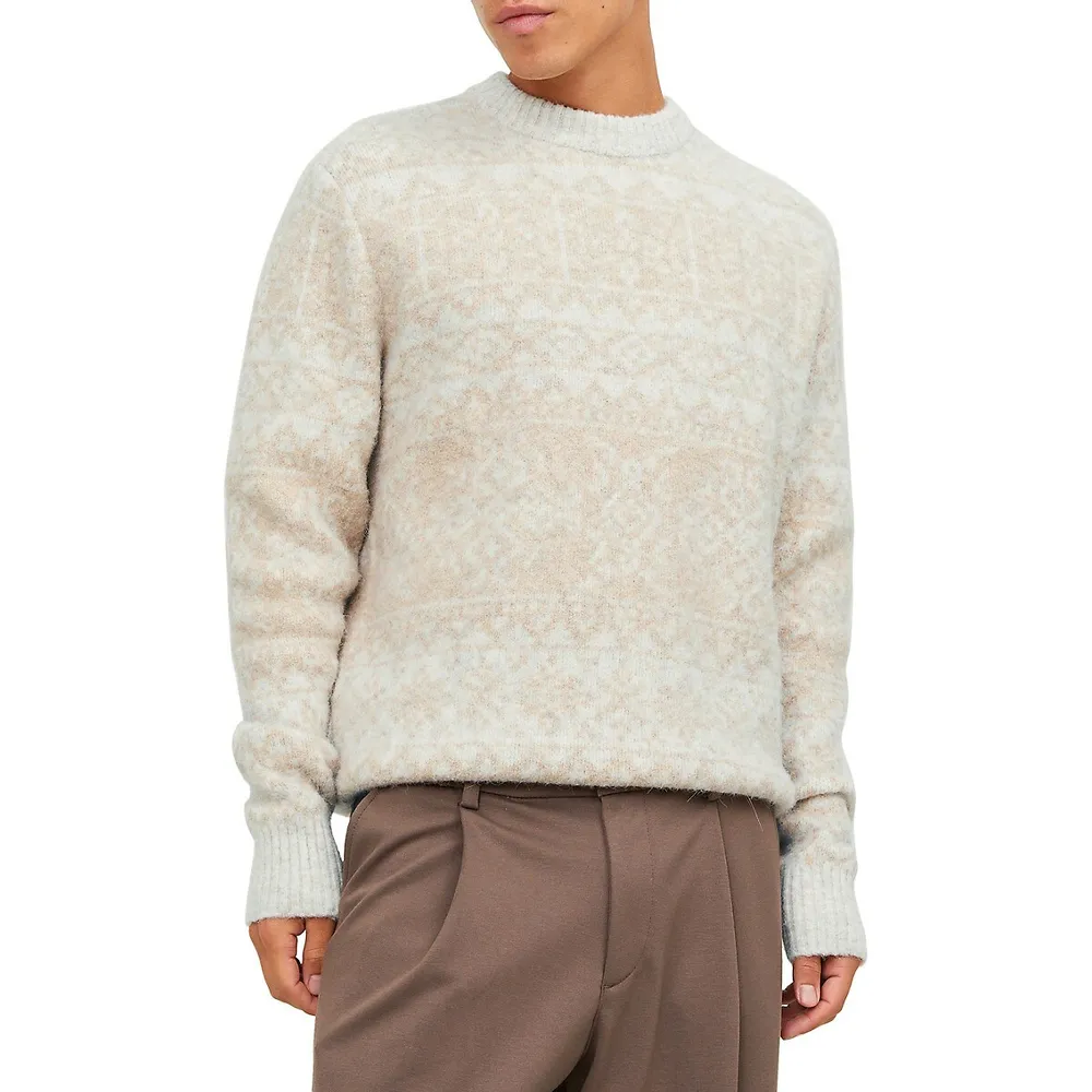 Heritage Patterned Crewneck Sweater