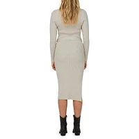 Belted Sweater Dress