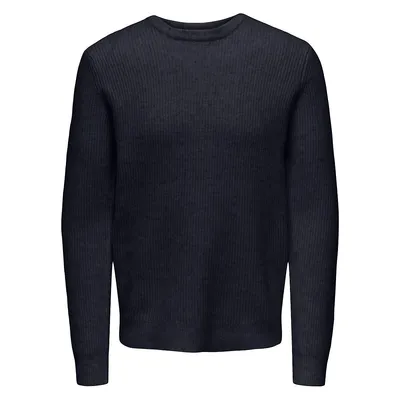 Tegan Touch of Wool Ribbed Sweater