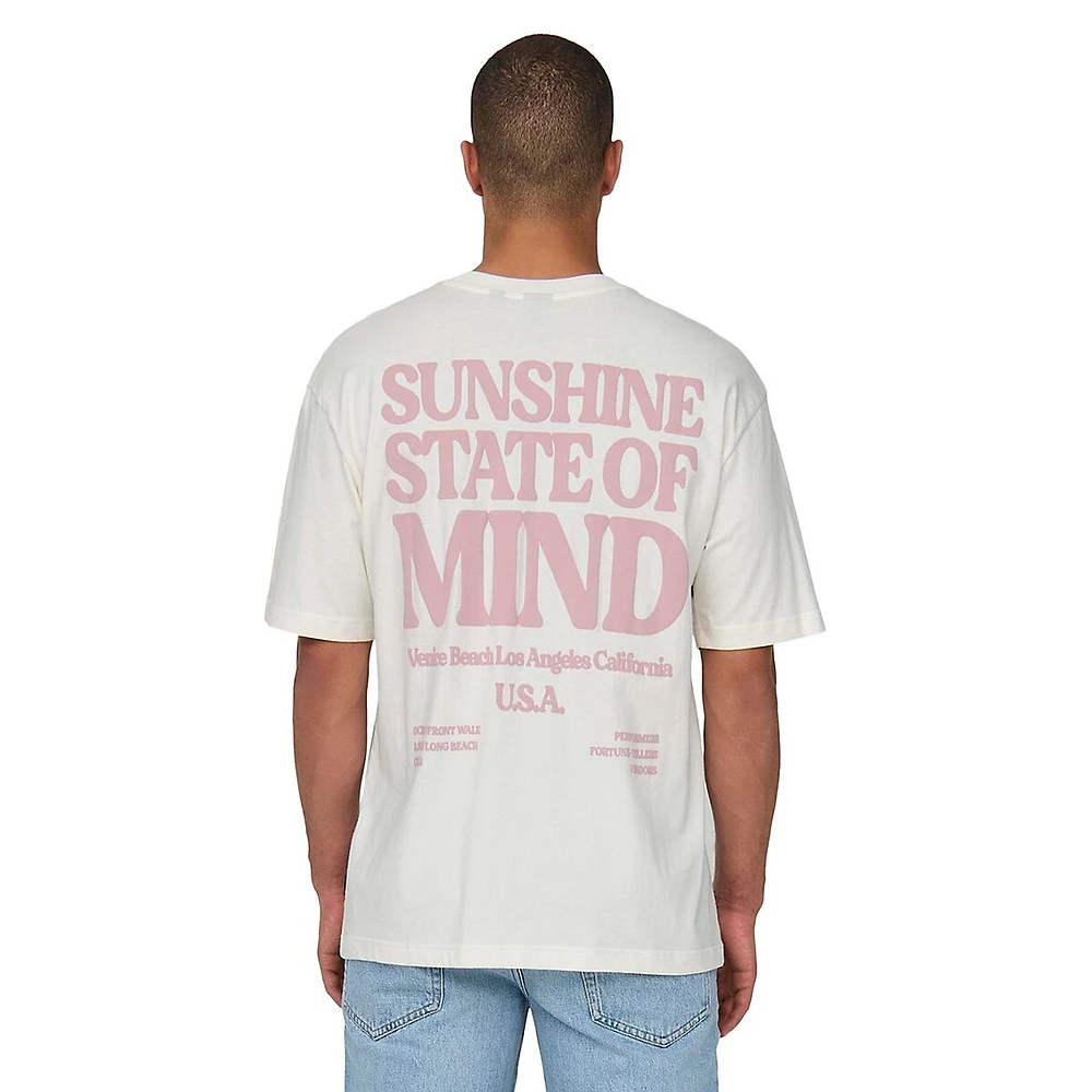 Kenny Organic Cotton Text-Graphic T-Shirt