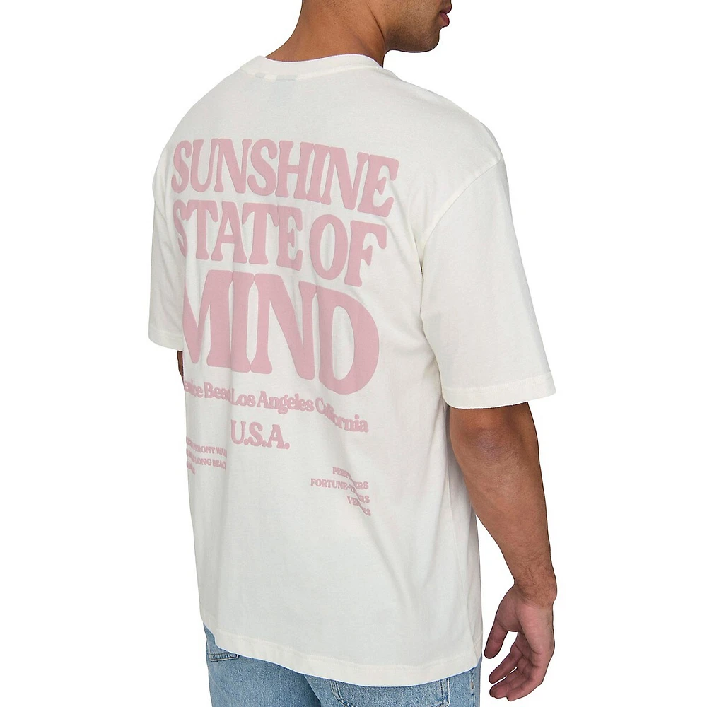 Kenny Organic Cotton Text-Graphic T-Shirt