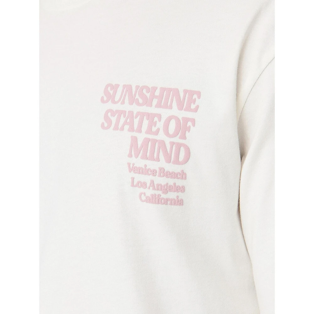 Kenny Organic Cotton Text-Graphic T-Shirt
