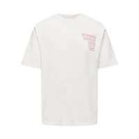 Kenny Organic Cotton Text-Graphic T-Shirt
